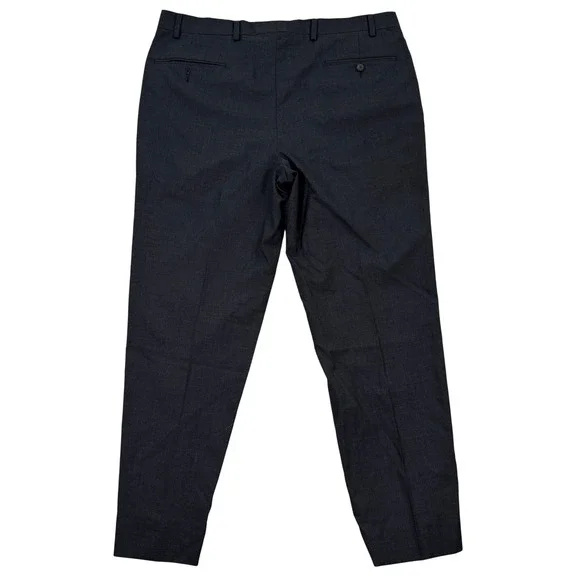 Suitsupply Brescia Trousers Mens 36x28 Grey Vitale Barberis Canonico Wool Casual - Picture 2 of 15